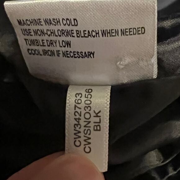 Calvin Klein Black Hooded Belted Trench Coat - Y2K Era Raincoat - Picture 9 of 12